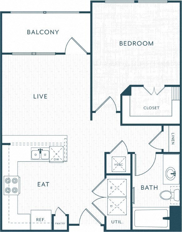 A2 Essential Housing 1308 floor plan